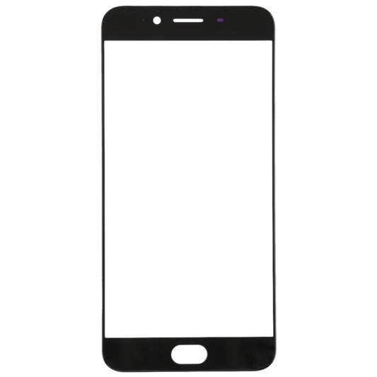 For OPPO R9s Front Screen Outer Glass Lens (Black) - Outer Glass Lens by buy2fix | Online Shopping UK | buy2fix