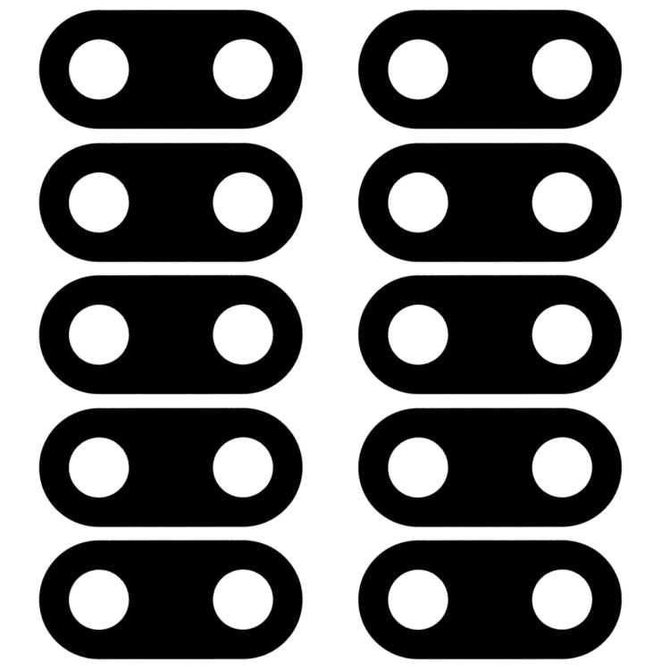 For Vivo Y85 10pcs Back Camera Lens - Camera Parts by buy2fix | Online Shopping UK | buy2fix