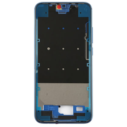 Front Housing LCD Frame Bezel Plate with Side Keys for Huawei Honor 10(Blue) - Frame Bezel Plate by buy2fix | Online Shopping UK | buy2fix