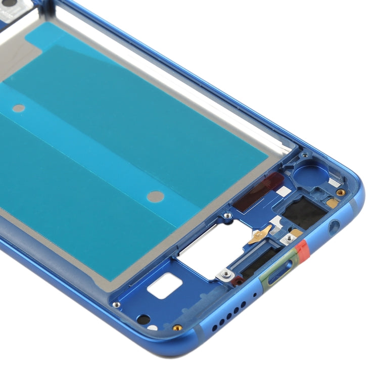 Front Housing LCD Frame Bezel Plate with Side Keys for Huawei Honor 10(Blue) - Frame Bezel Plate by buy2fix | Online Shopping UK | buy2fix
