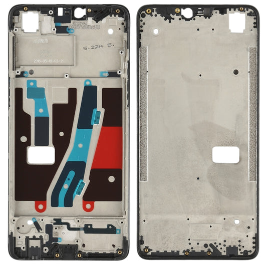 For OPPO A3 2018 / F7 Front Housing LCD Frame Bezel Plate (Black) - Frame Bezel Plate by buy2fix | Online Shopping UK | buy2fix