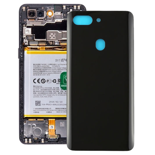 For OPPO R15 Pro Curved Back Cover (Black) - Back Cover by buy2fix | Online Shopping UK | buy2fix