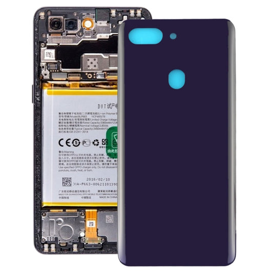 For OPPO R15 Pro Curved Back Cover (Purple) - Back Cover by buy2fix | Online Shopping UK | buy2fix