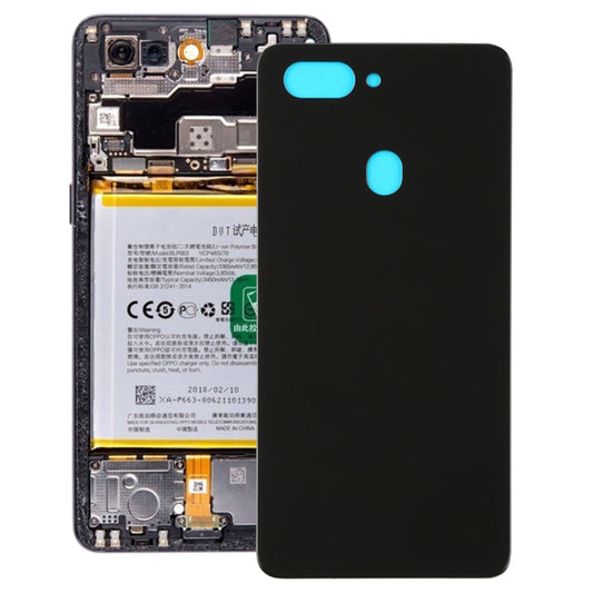 For OPPO R15 Back Cover (Black) - Back Cover by buy2fix | Online Shopping UK | buy2fix