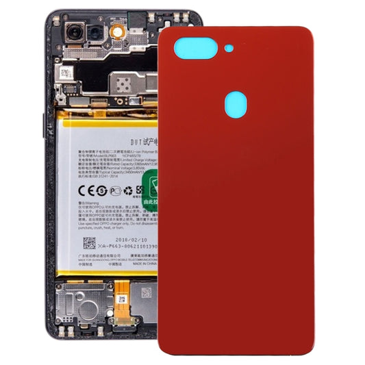 For OPPO R15 Back Cover (Red) - Back Cover by buy2fix | Online Shopping UK | buy2fix