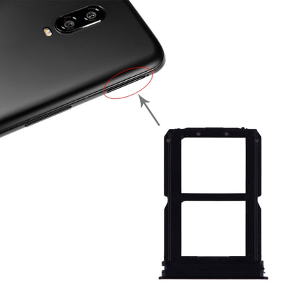 For OnePlus 6T SIM Card Tray + SIM Card Tray (Black) - Card Tray by buy2fix | Online Shopping UK | buy2fix