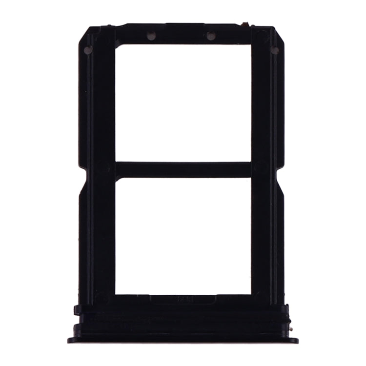 For OnePlus 6T SIM Card Tray + SIM Card Tray (Black) - Card Tray by buy2fix | Online Shopping UK | buy2fix