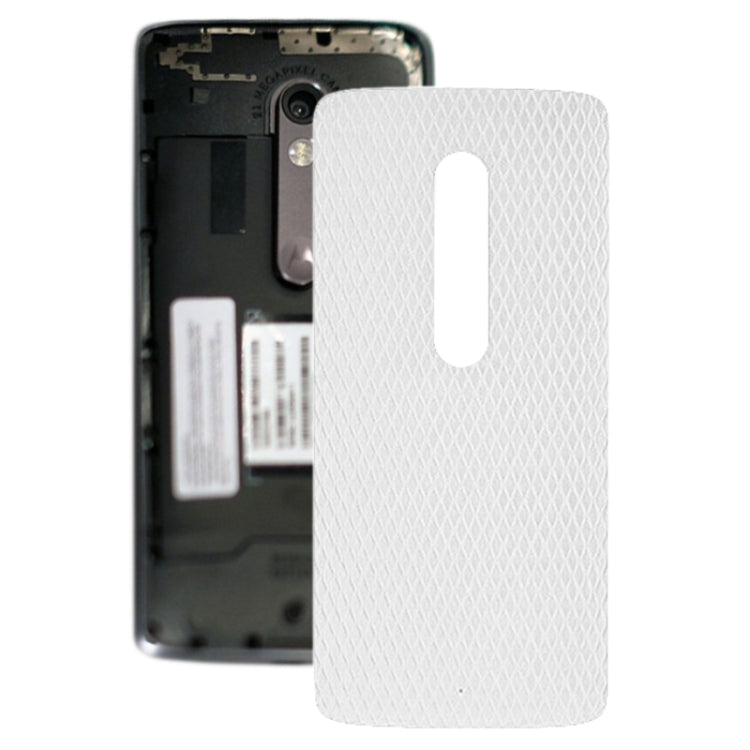 Battery Back Cover for Motorola Moto X Play XT1561 XT1562(White) - Back Cover by buy2fix | Online Shopping UK | buy2fix