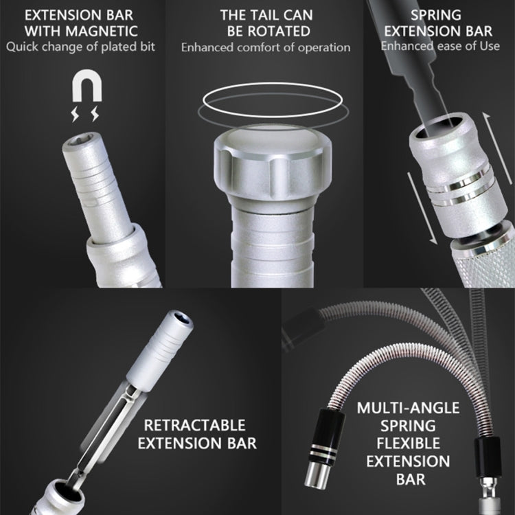 JAKEMY JM-8166 61 in 1 Screwdriver kits Repair Hand Tools Kit - Screwdriver Set by JIAFA | Online Shopping UK | buy2fix