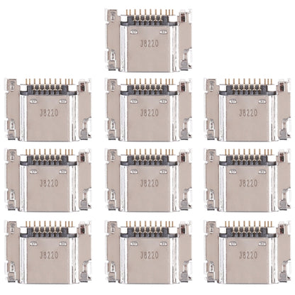 For Galaxy T705 10pcs Charging Port Connector - Tail Connector by buy2fix | Online Shopping UK | buy2fix