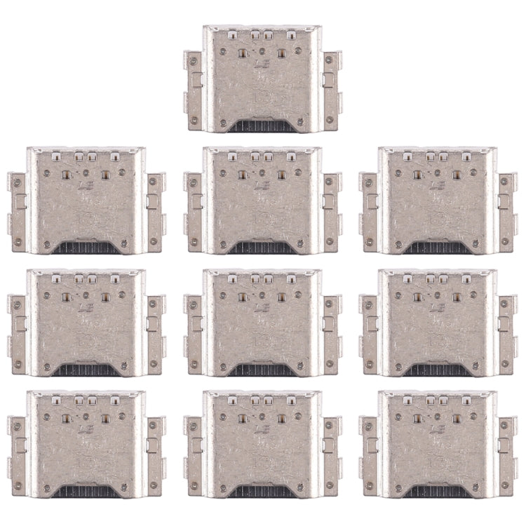 For Galaxy T380 10pcs Charging Port Connector - Tail Connector by buy2fix | Online Shopping UK | buy2fix