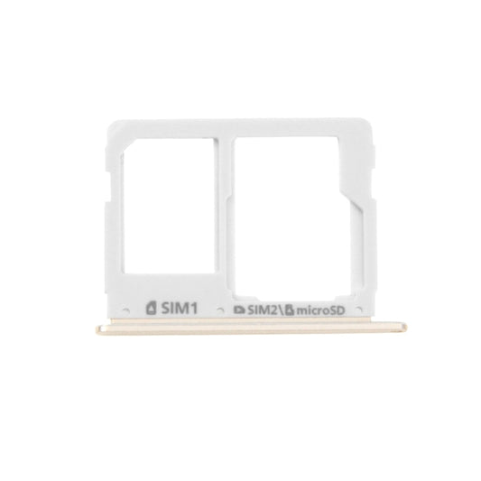 For A3(2016) / A3100 & A5(2016) / A5100 & A7(2016) / A7100 SIM Card Tray and Micro SD Card Tray  (Gold) - Card Tray by buy2fix | Online Shopping UK | buy2fix