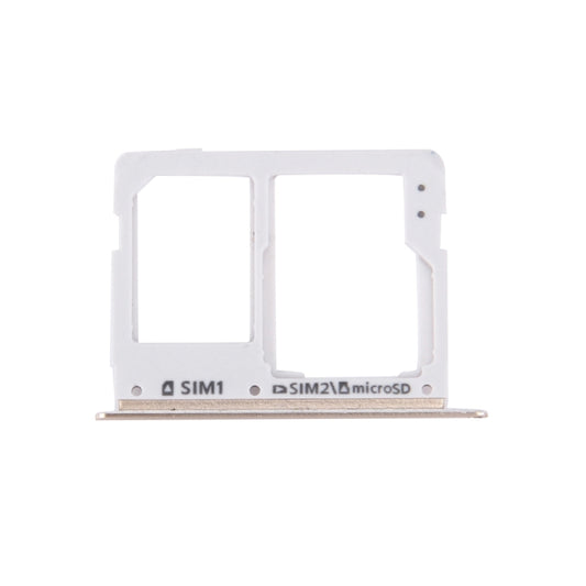 For Galaxy C5 / C5000 SIM Card Tray + Micro SD / SIM Card Tray (Gold) - Card Tray by buy2fix | Online Shopping UK | buy2fix