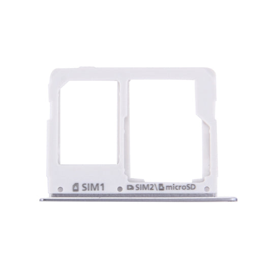 For Galaxy C7 / C7000 SIM Card Tray + Micro SD / SIM Card Tray (Grey) - Card Tray by buy2fix | Online Shopping UK | buy2fix