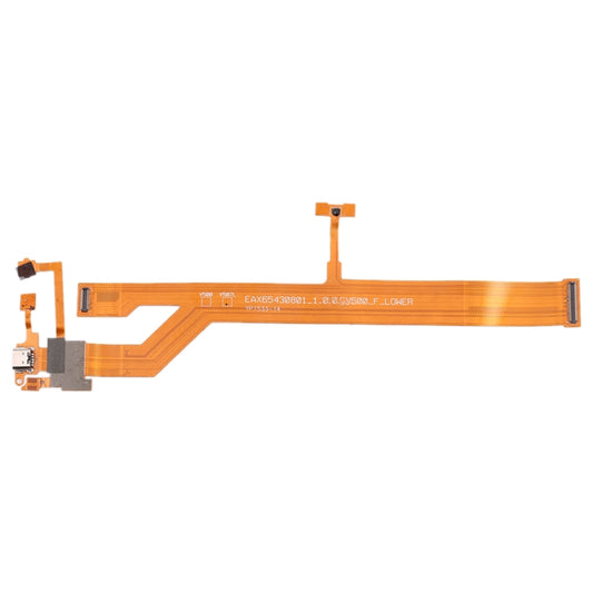 Charging Port with Microphone & Speaker Ringer Buzzer Flex Cable for LG G Pad 8.3 V500 - For LG by buy2fix | Online Shopping UK | buy2fix