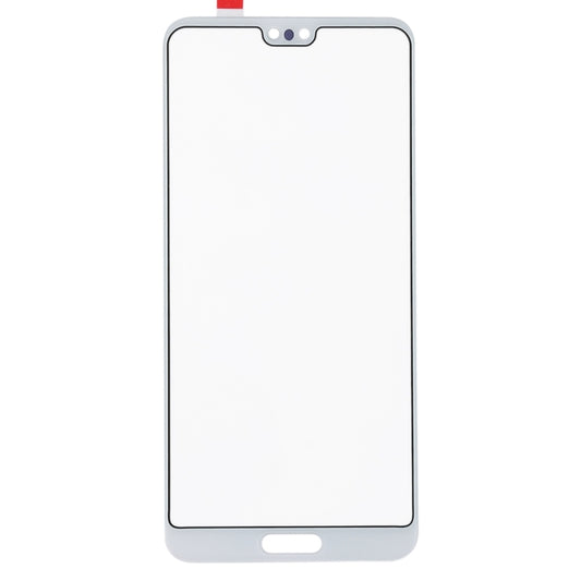 For Huawei P20 10PCS Front Screen Outer Glass Lens (White) by buy2fix