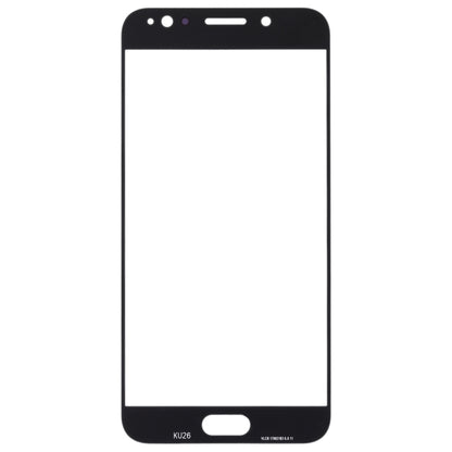 For Samsung Galaxy C8 / C7100, C7(2017) / J7+, C710F/DS 10pcs Front Screen Outer Glass Lens (White) - Outer Glass Lens by buy2fix | Online Shopping UK | buy2fix
