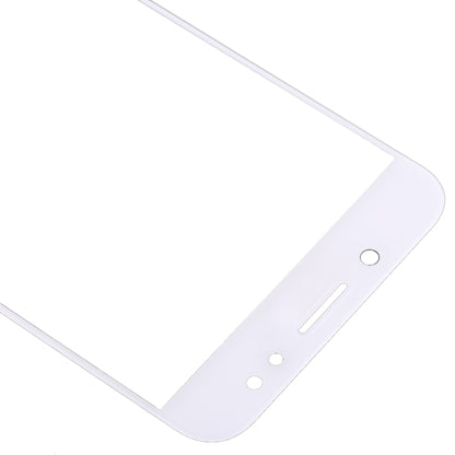 For Samsung Galaxy C8 / C7100, C7(2017) / J7+, C710F/DS 10pcs Front Screen Outer Glass Lens (White) - Outer Glass Lens by buy2fix | Online Shopping UK | buy2fix