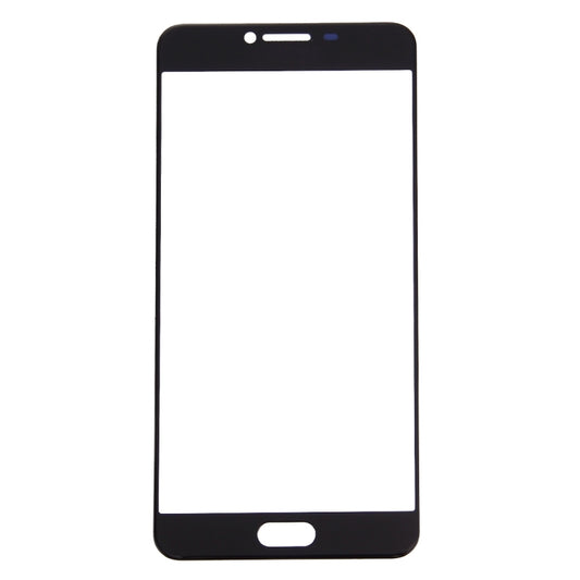 For Samsung Galaxy C7 10pcs Front Screen Outer Glass Lens (Black) - Outer Glass Lens by buy2fix | Online Shopping UK | buy2fix