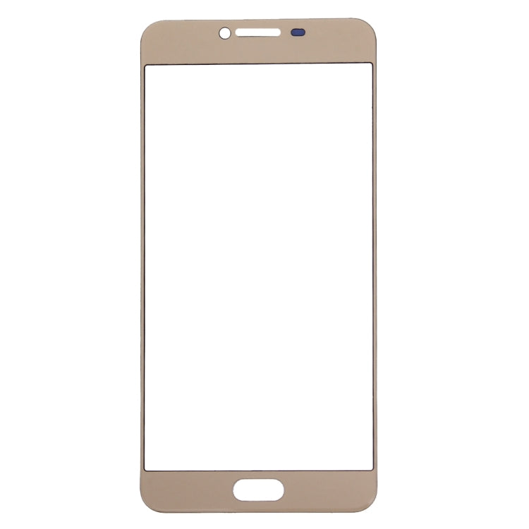 For Samsung Galaxy C7 10pcs Front Screen Outer Glass Lens (Gold) - Outer Glass Lens by buy2fix | Online Shopping UK | buy2fix