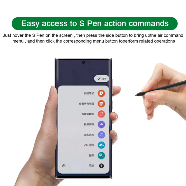 For Samsung Galaxy S22 Ultra 5G SM-908B Screen Touch Pen, Bluetooth Not Supported(Purple) by buy2fix