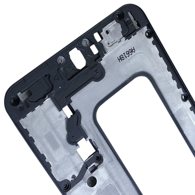 For Galaxy C5 Front Housing LCD Frame Bezel Plate (Black) - Frame Bezel Plate by buy2fix | Online Shopping UK | buy2fix