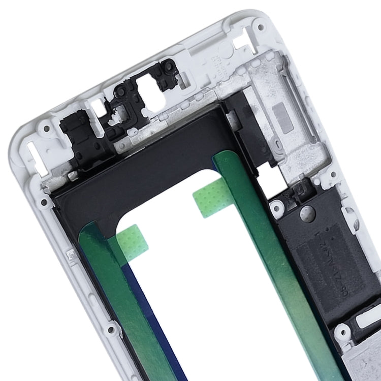 For Galaxy C5 Front Housing LCD Frame Bezel Plate (White) - Frame Bezel Plate by buy2fix | Online Shopping UK | buy2fix