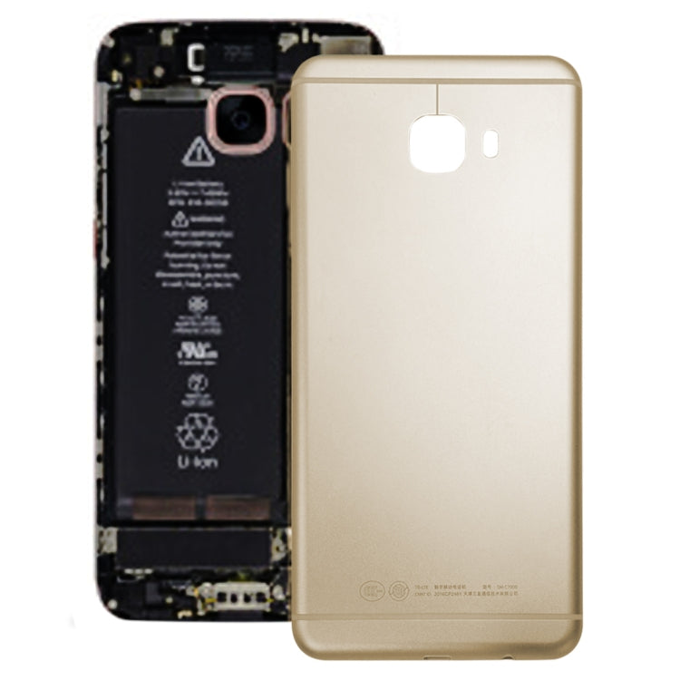 For Galaxy C7 Back Cover (Gold) - Back Cover by buy2fix | Online Shopping UK | buy2fix
