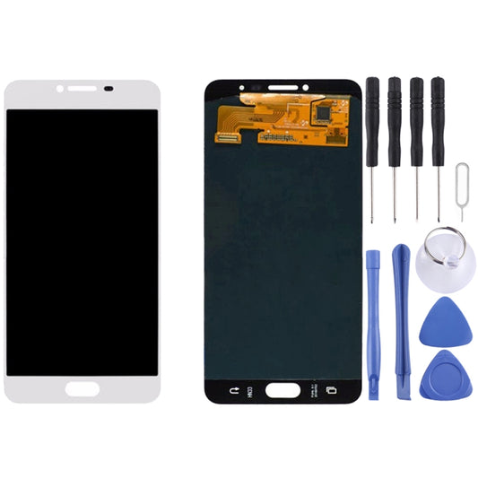 Original LCD Display + Touch Panel for Galaxy C7 / C7000(White) - LCD Screen by buy2fix | Online Shopping UK | buy2fix