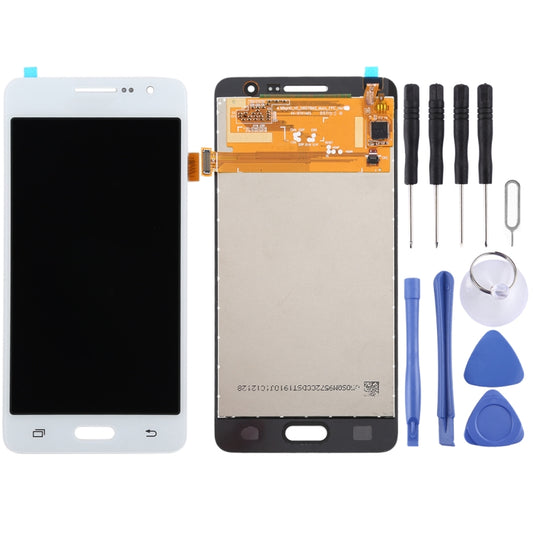 OEM LCD Screen for Galaxy Grand Prime SM-G530F SM-G531F with Digitizer Full Assembly (White) - LCD Screen by buy2fix | Online Shopping UK | buy2fix