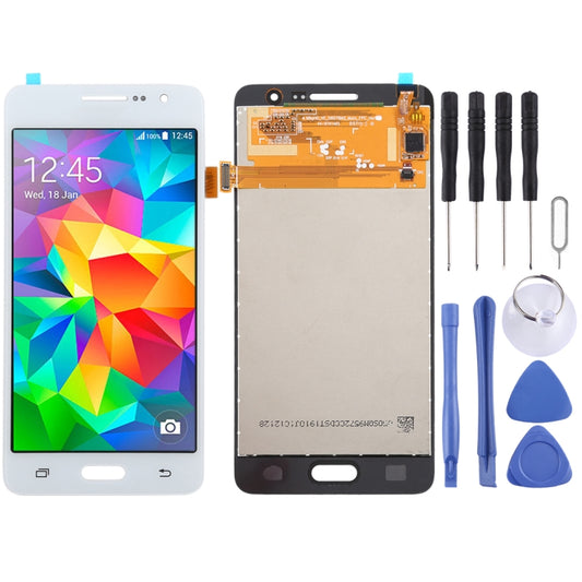 OEM LCD Screen for Galaxy Grand Prime SM-G530F SM-G531F with Digitizer Full Assembly (White) - LCD Screen by buy2fix | Online Shopping UK | buy2fix