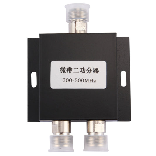 300-500MHz N Female Adapter 2-Way Power Splitter - Power Splitter by buy2fix | Online Shopping UK | buy2fix