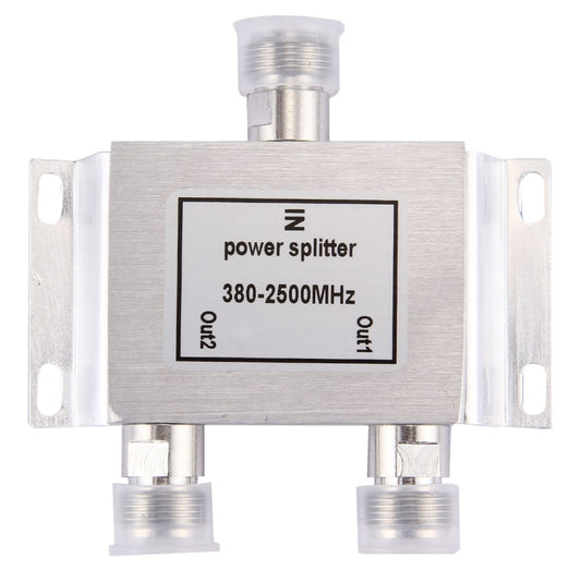 380-2500MHz N Female Adapter 2-Way Power Splitter - Power Splitter by buy2fix | Online Shopping UK | buy2fix