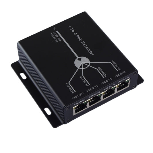 4CH IP Camera POE Extender 1 into 4 Output - Cable & Adapter by buy2fix | Online Shopping UK | buy2fix