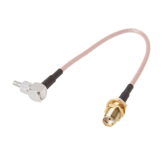 SMA Female to CRC9 / TS9 Double RF Coaxial Connector RG316 Adapter Cable, Length: 15cm - Cable by buy2fix | Online Shopping UK | buy2fix