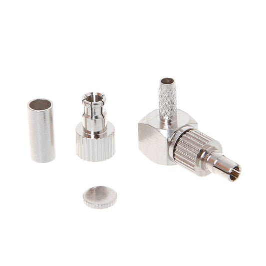 2 in 1 TS9 / CRC9 Male Right Angle RF Coaxial Card Connector for RG174 / 178 / 316 LMR100 - Connector by buy2fix | Online Shopping UK | buy2fix