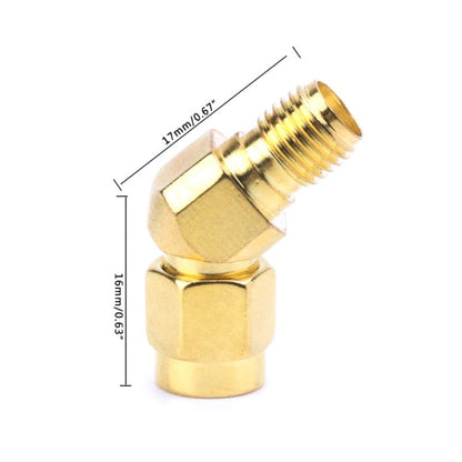 SMA Male to SMA Female 45 Degrees 135 Degrees FPV Conical Adapter Connector - Connector by buy2fix | Online Shopping UK | buy2fix