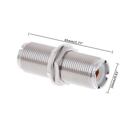 UHFKKY UHF Female to Female Connector Adpter, Extension Version - Connector by buy2fix | Online Shopping UK | buy2fix