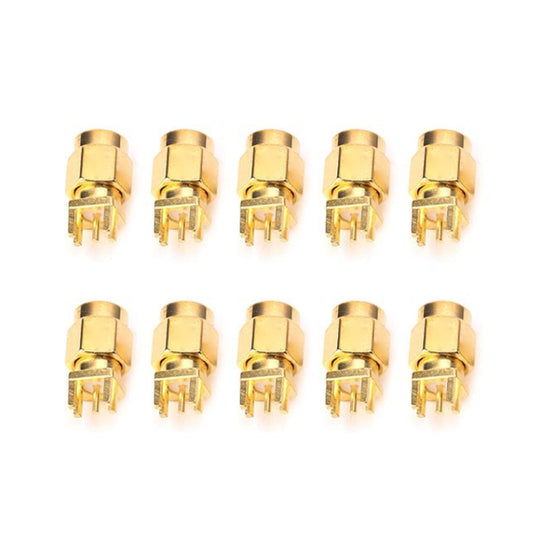 10 PCS 1.6mm SMA Female Jack PCB Clip Mount RF Connectors