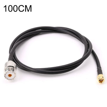 RG58 UHF Female to SMA Male Connecting Cable, Length: 100cm - Cable by buy2fix | Online Shopping UK | buy2fix