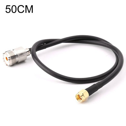 RG58 UHF Female to SMA Male Connecting Cable, Length: 50cm - Cable by buy2fix | Online Shopping UK | buy2fix