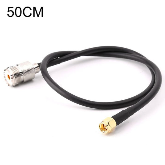 RG58 UHF Female to SMA Male Connecting Cable, Length: 50cm - Cable by buy2fix | Online Shopping UK | buy2fix