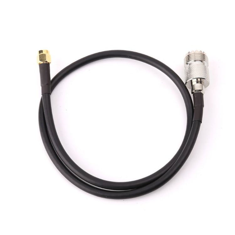 RG58 UHF Female to SMA Male Connecting Cable, Length: 50cm - Cable by buy2fix | Online Shopping UK | buy2fix