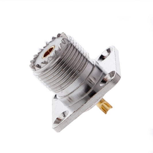 UHF Female SO239 Panel Chassis Mount Flange Cover Adapter - Connector by buy2fix | Online Shopping UK | buy2fix