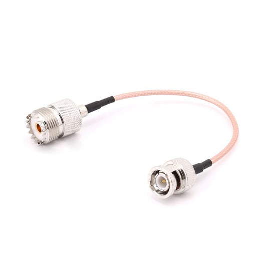 UHF SO239 Female To BNC Male RG316 Connecting Cable, Length: 15cm - Cable by buy2fix | Online Shopping UK | buy2fix