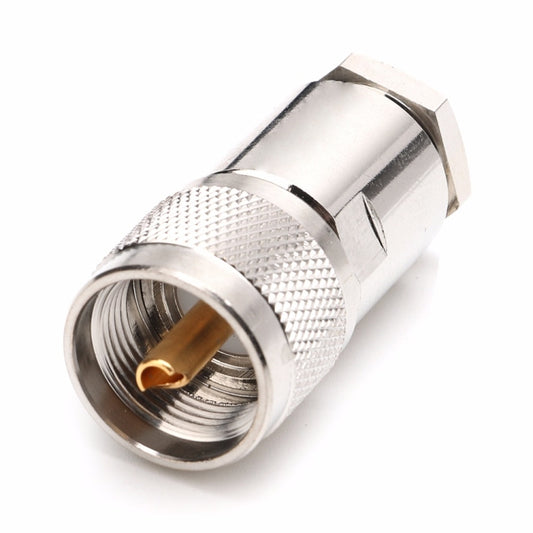 UHF Male PL259 Clamp Adapter - Connector by buy2fix | Online Shopping UK | buy2fix