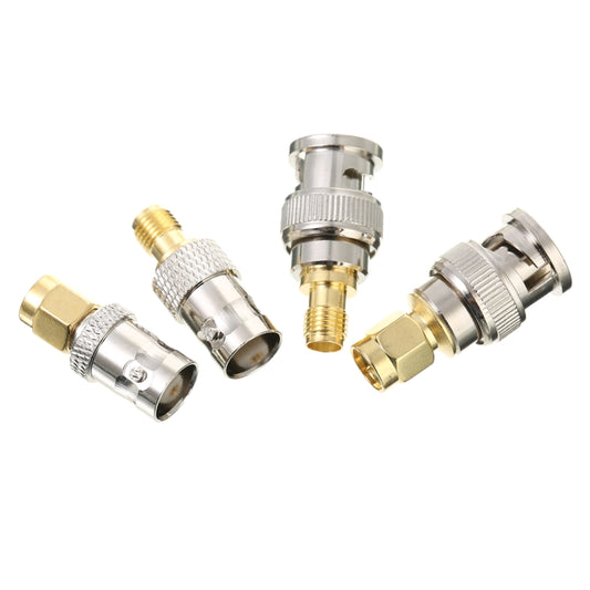 4 PCS / Set SMA to BNC Connectors RF Adapter Test Converter Kit - Connectors by buy2fix | Online Shopping UK | buy2fix