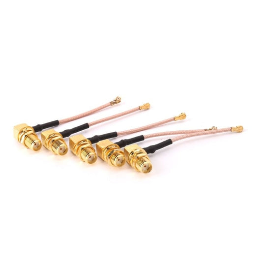 5 PCS RG178 Ufl / IPX / IPEX to SMA Female Adapter Braid Cable, Length: 5cm - Cable by buy2fix | Online Shopping UK | buy2fix