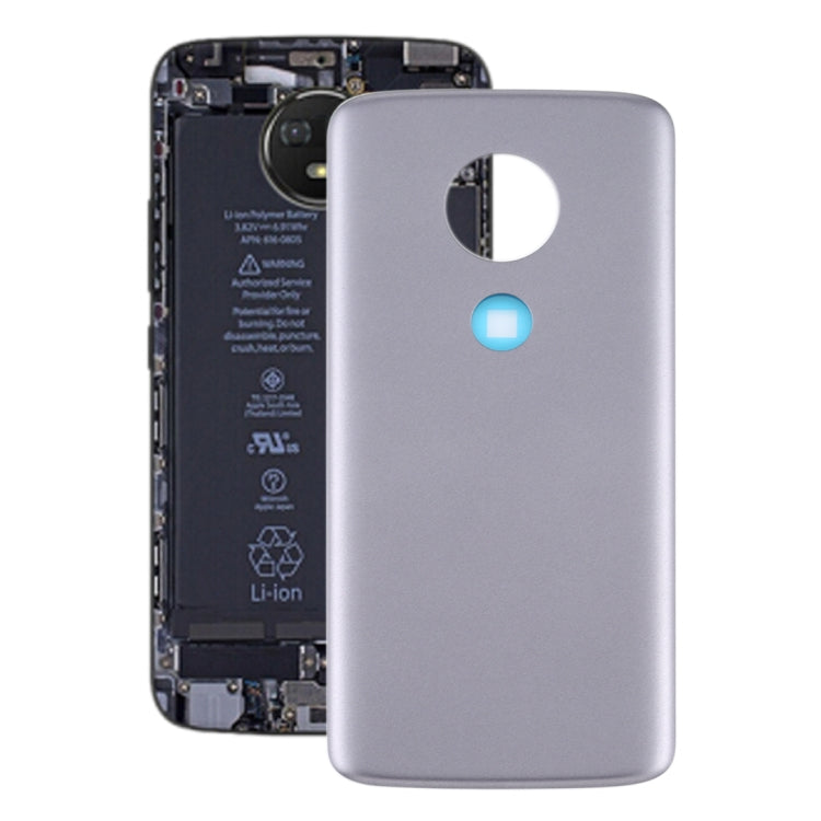 Battery Back Cover for Motorola Moto E5 (Grey) - Back Cover by buy2fix | Online Shopping UK | buy2fix