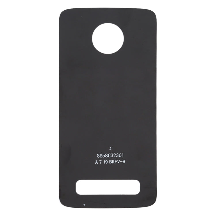 Battery Back Cover for Motorola Moto Z3 / XT1929(Black) - Back Cover by buy2fix | Online Shopping UK | buy2fix